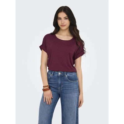 Afbeelding van ONLY Moster Oneck Blouse, Dames, Maat: XL, Burgundy