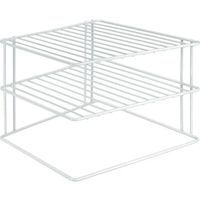 Afbeelding van Metaltex Silos Space Bordenrek 2 Etages 25X25X19 Cm Wit