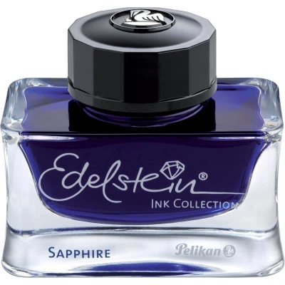 Afbeelding van Pelikan Inktpot Edelstein Sapphire 50ml Gratis graveren