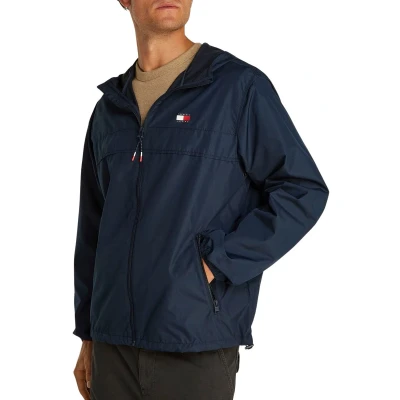 Afbeelding van Tommy Jeans Chicago Jacket Windjack, Heren, Maat: 46, Dark night navy