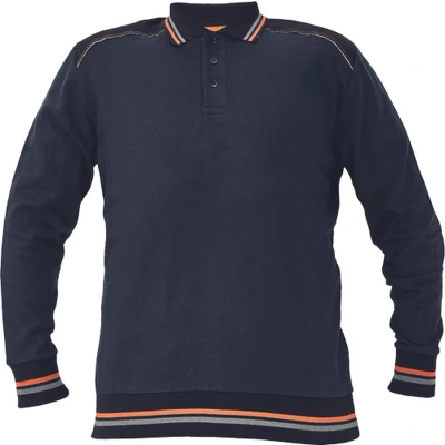 Afbeelding van Cerva KNOXFIELD polo sweatshirt 03060066 Oranje/Antraciet