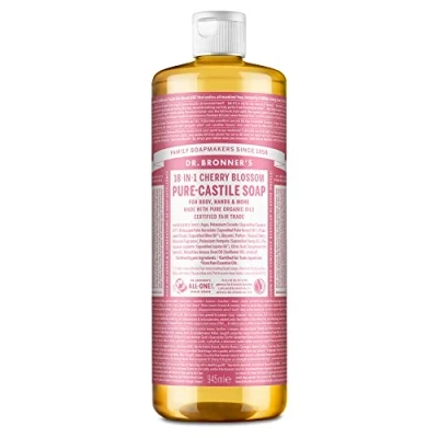 Afbeelding van Dr. Bronner&#039;s Vloeibare Zeep Cherry Blossom 945 ml
