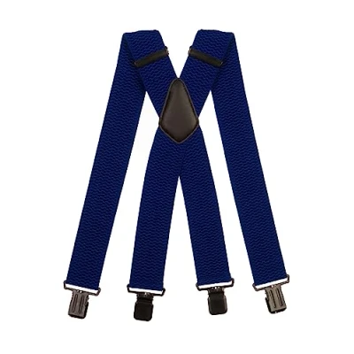 Afbeelding van Olata bretels met 4 clips, XXL, extra sterk, volledig verstelbaar, dikke stof 5 cm