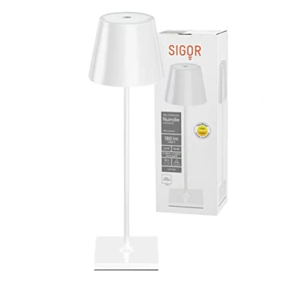 Afbeelding van Sigor Tafellamp Nuindie Wit