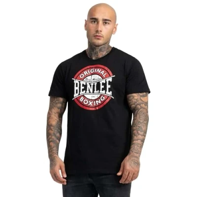 Afbeelding van Benlee Shirt Maat L Mannen zwart/rood/wit