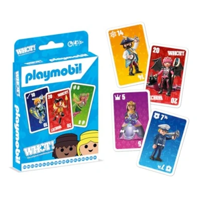 Afbeelding van Winning Moves Playmobil Speelkaarten WHOT! (Meertalig)