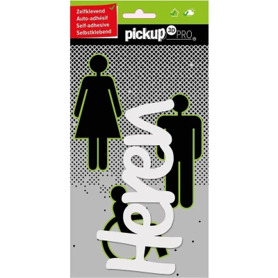 Afbeelding van Pickup Route Acryl Pro Tekst Heren Wit