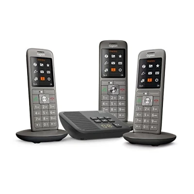 Image de Téléphone fixe sans fil Gigaset CL660A Trio Anthracite
