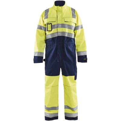 Afbeelding van Blaklader Overall High Vis 6373 1804 Geel/Marineblauw C56