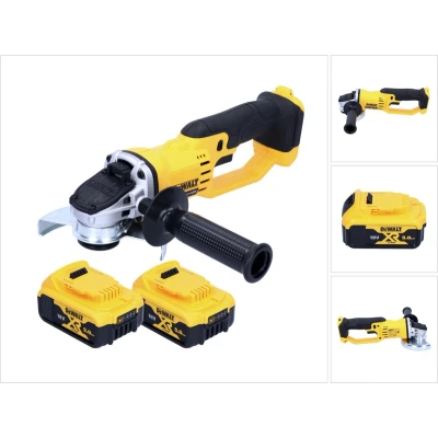 Afbeelding van DeWalt DCG 412 N accu haakse slijper 18 V 125 mm + 2x 5.0 Ah zonder lader