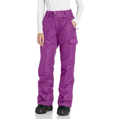 Afbeelding van ARCTIX Cargobroek voor dames, sneeuwbroek, thermische broek, pruim, maat S