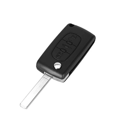 Afbeelding van Sleutelhoes voor Peugeot Expert 407 307 207 308 Citroen C3 Picasso C5 CE0523 3 knoppen koffer zonder batterijsleuf Phonillico®