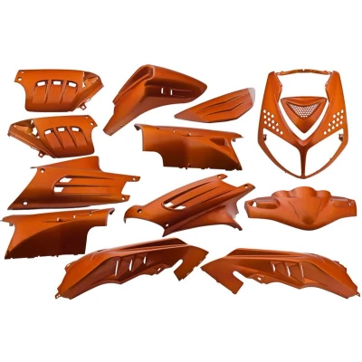 Afbeelding van Plaatset Peugeot speedfight 2 13 delig oranje metallic