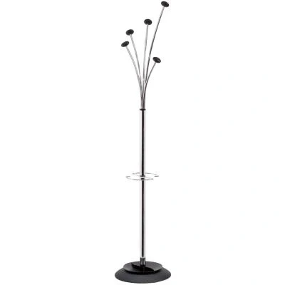 Image de Alba portemanteu festy 5 pateres en chrome