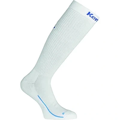 Afbeelding van Kempa Kousen Lang Wit Royal Blauw Maat 31 35