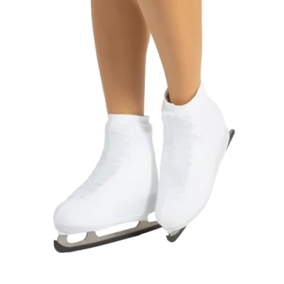 Afbeelding van CALZITALY Overtrek voor kunstschaatsen of rolschaatsen dames en meisjes, 28 42, gemaakt in Italië, Wit.