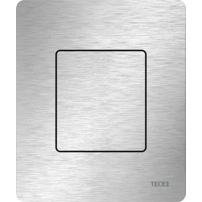 Afbeelding van Tece solid urinoir bedieningsplaat rvs geborsteld met beschermlaag Minimalistisch design