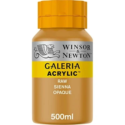 Image de Winsor &amp; Newton Acrylique Galeria 500ml Terre De Sienne Naturelle Opaque Série 1
