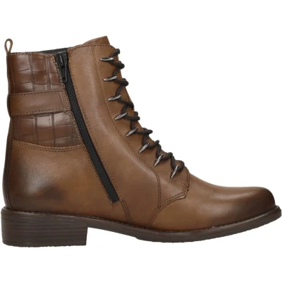 Afbeelding van Remonte Veterboots, Dames, Maat: 44, Braun Leer