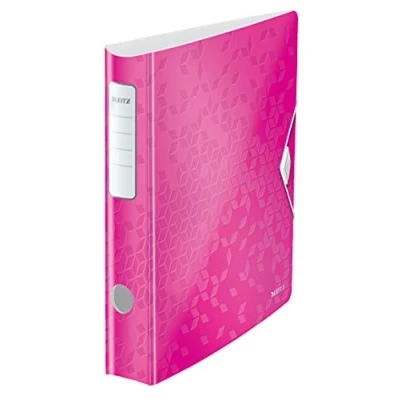 Afbeelding van Leitz WOW ordner Active rug van 6,5 cm, roze