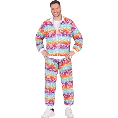 Afbeelding van Fiestas Guirca Trainingspak 90&#039;s Rainbow Star maat M (48 50)
