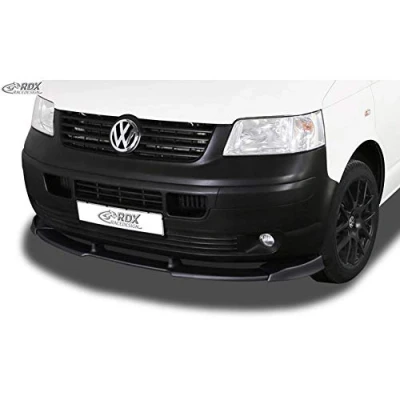 Afbeelding van RDX Racedesign Voorspoiler Vario X passend voor Volkswagen Transporter T5 2003 2009 (ongespoten bumper) (PU)