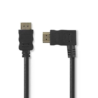 Image de Nedis Câble HDMI avec Ethernet mâle pour 3 m blindé anthracite rond