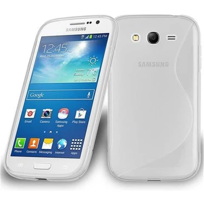 Afbeelding van Cadorabo Hoesje geschikt voor Samsung Galaxy GRAND 3 in SEMI TRANSPARANT Beschermhoes gemaakt van flexibel TPU silicone Case Cover