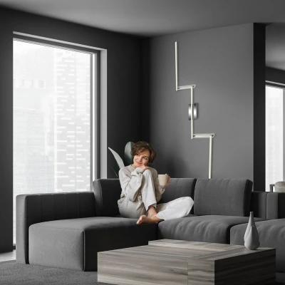 Afbeelding van Briloner Leuchten LED plafondlamp 5 lichts zwenkarm draaibaar 24W alu