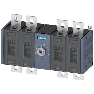 Afbeelding van Siemens 3KD42400PE200 Belastbare scheidingsschakelaar 4 polig 400 A 690 V/AC