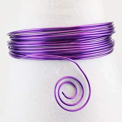 Afbeelding van Vaessen Creative Aluminium Draad 4mm 10m Lila