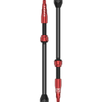 Afbeelding van Lezyne CNC TLR Tubeless Valve Lichtgewicht Gemaakt van sterk aluminium 80mm Red