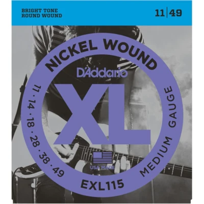 Afbeelding van D&#039;Addario EXL115 Snarenset voor elektrische gitaar .011 .049