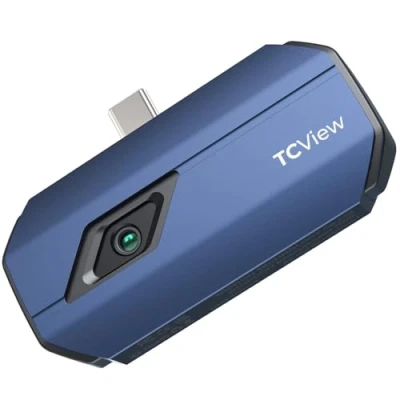 Afbeelding van TOPDON Thermische camera TC001, resolutie 256 x 192, warmtegevoeligheid, uitgebreid testbereik, 20 C tot 550 C, testnauwkeurigheid van 0,1 ontworpen voor Android telefoons/tablets en