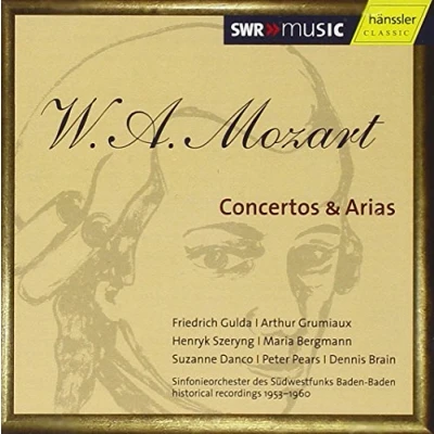 Afbeelding van Friedrich Gulda, Arthur Grumiaux, Henryk Szeryng, Maria Bergmann Mozart: Concertos And Arias (2 CD)