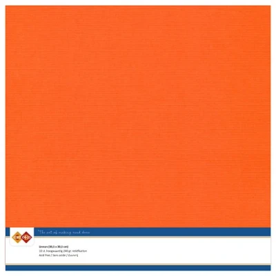 Afbeelding van Scrap Oranje Linnenkarton 10 stuks