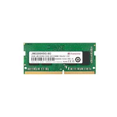 Afbeelding van Transcend JetRAM Werkgeheugenmodule voor laptop DDR4 8 GB 1 x 3200 MHz 260 pins SO DIMM JM3200HSG 8G