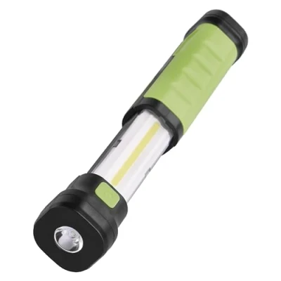 Afbeelding van EMOS Uitbreidbare led werklamp, oplaadbare inspectielamp met 3 verlichtingsmodi, waterdichte werkplaatslamp 2000 mAh batterij USB C oplaadkabel, 16 uur verlichtingsduur,