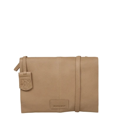 Afbeelding van Burkely Soft Skylar Double Pocket Flap natural nude damestas