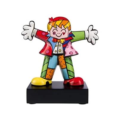 Afbeelding van Goebel Romero Britto Decoratief beeld / figuur Hug Too 15 Porselein Pop Art 15cm