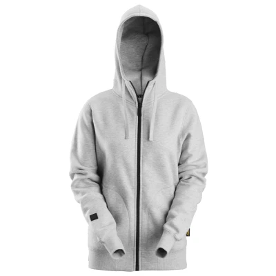 Afbeelding van Snickers 2897 AllroundWork, Dames Hoodie met Rits Gemeleerd Grijs