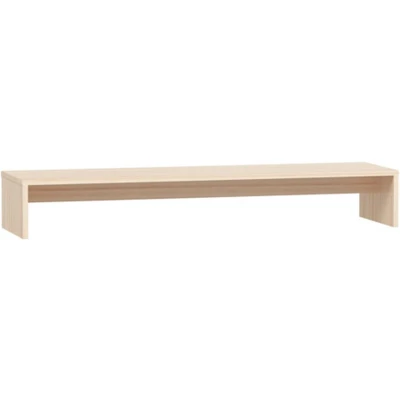 Afbeelding van Monitorstandaard 100x27x15 cm massief grenenhout