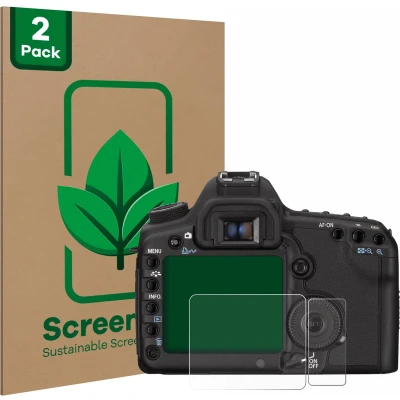 Afbeelding van ScreenLeaf Screenprotector voor Canon EOS 5D Mark II Duurzame schermbescherming Folie Beschermfolie transparant (2 Stuks)