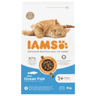 Afbeelding van Iams Cat Adult Zeevis Kattenvoer 3 kg