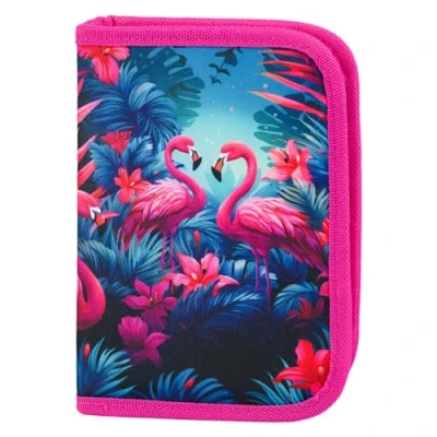 Afbeelding van Baagl Etui Pennenzak Flamingo 1 rits