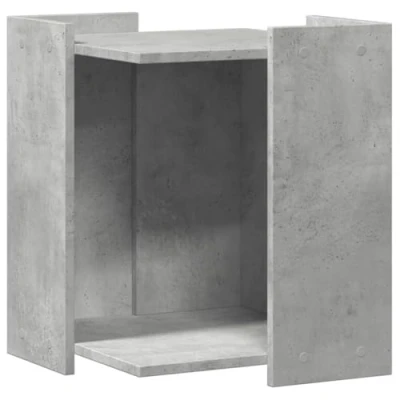 Afbeelding van Kattenbakkast 42x42x51 cm bewerkt hout betongrijs