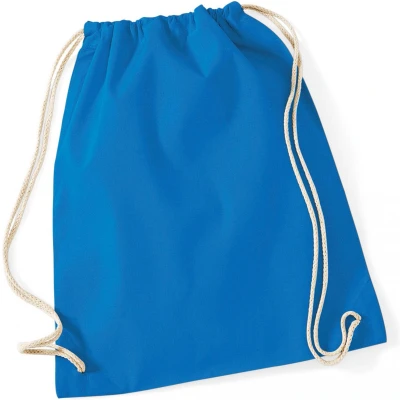 Afbeelding van Westford Mill Cotton Gymsac WM110 Sapphire Blue