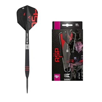 Afbeelding van Target Nathan Aspinall 80% Black Swiss Point Dartpijlen 24 Gram