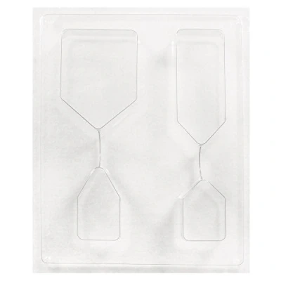Afbeelding van RAYHER HOBBY 36058000 4 huizen, pet, beton, ideaal voor het gieten met creatief raysin gietpoeder, was, zeep, 5,5 tot 10,5 cm diep, 3 diep