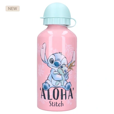Afbeelding van Meisjes Stitch Drinkfles Roze/Paars